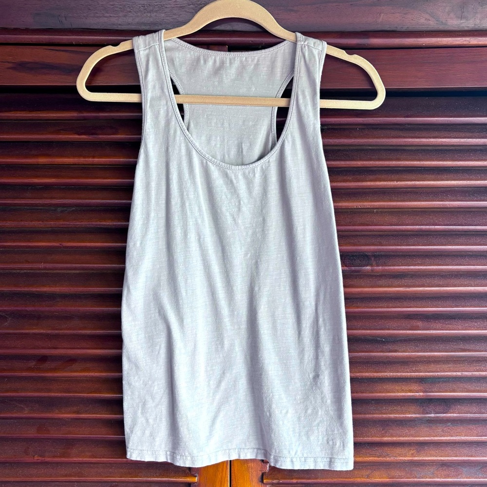 Racer back soft tank new without tags S light grey